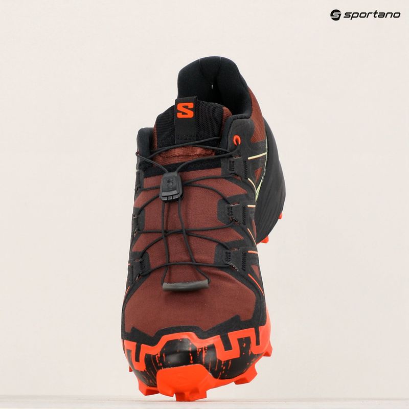 Salomon Speedcross 6 ανδρικά αθλητικά παπούτσια για τρέξιμο ρούμι σταφίδα/τομάτα κεράσι/κογκάκι 15