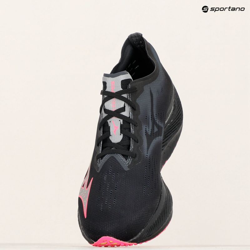 Ανδρικά παπούτσια για τρέξιμο Mizuno Wave Rebellion Pro 2 black/silver/pink tetra 12