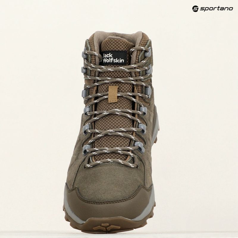 Ανδρικά παπούτσια πεζοπορίας Jack Wolfskin Refugio Texapore Mid cold coffee 15