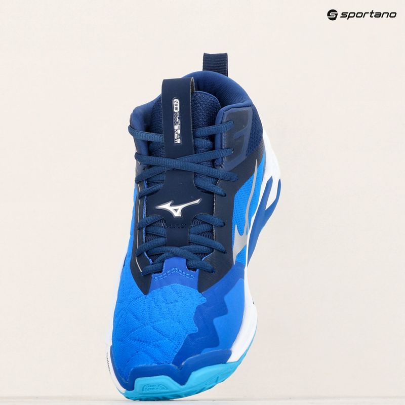 Ανδρικά παπούτσια χάντμπολ Mizuno Wave Stealth Neo 2 Mid mugen blue/white/estate blue 12