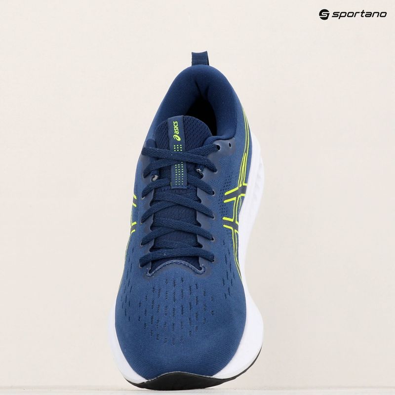 ASICS Gel-Excite 10 ανδρικά παπούτσια για τρέξιμο μπλε expanse/κίτρινο ασφαλείας 16