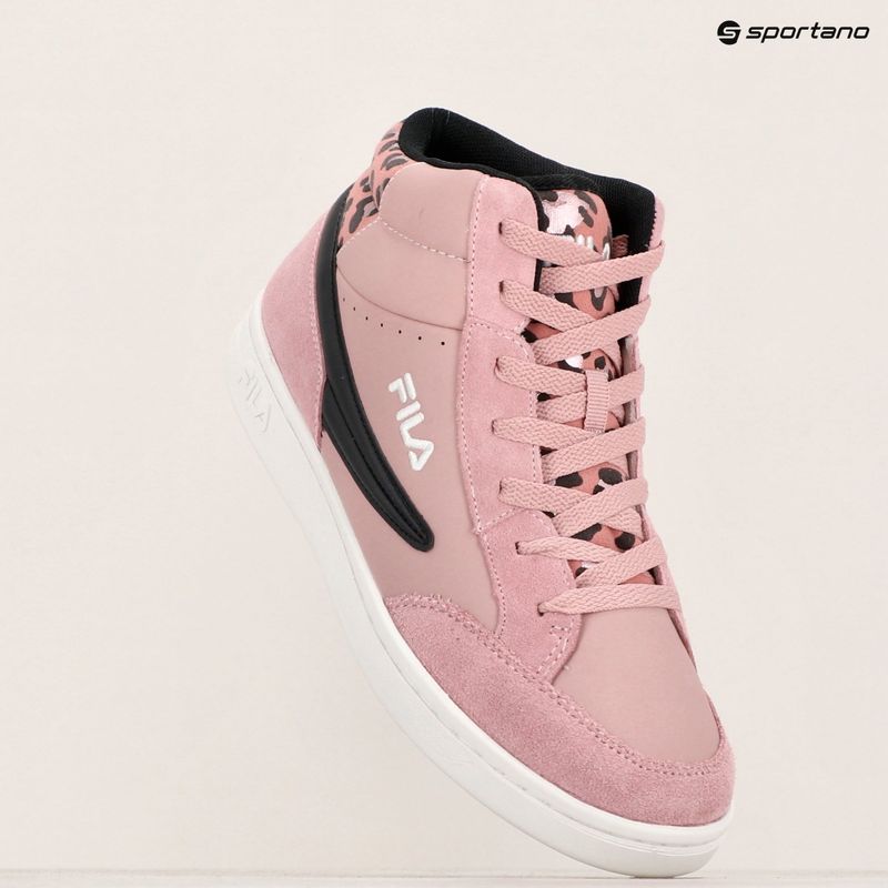 Παιδικά παπούτσια FILA Crew Mid pale mauve/leopard 8