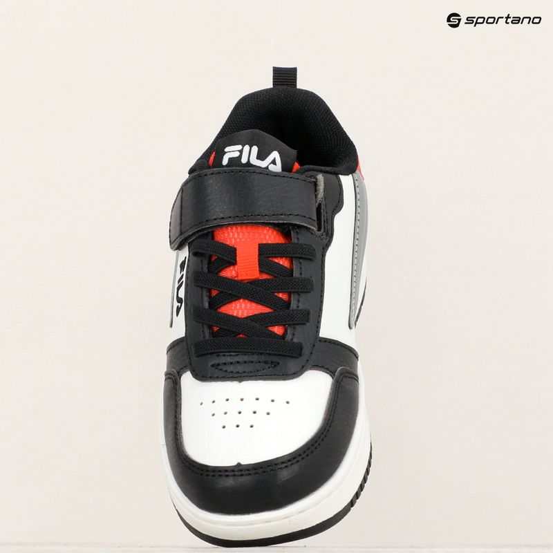 Παιδικά παπούτσια FILA Rega Nf Velcro white/black/fila red 8