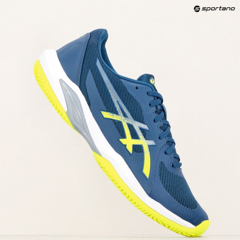 Ανδρικά παπούτσια τένις ASICS Solution Swift FF 2 Clay mako blue/safety yellow 16