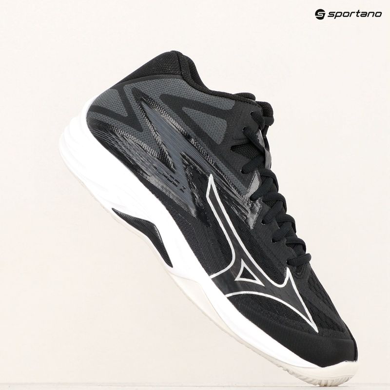 Mizuno Thunder Blade Z Mid μαύρο/ασημί παπούτσια βόλεϊ 4