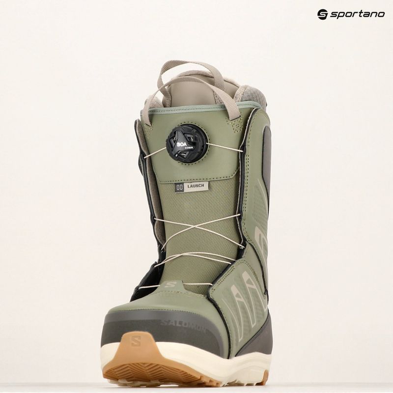 Salomon Launch Boa SJ Ανδρικές μπότες snowboard deep lichen green/beluga/vintage khaki 7