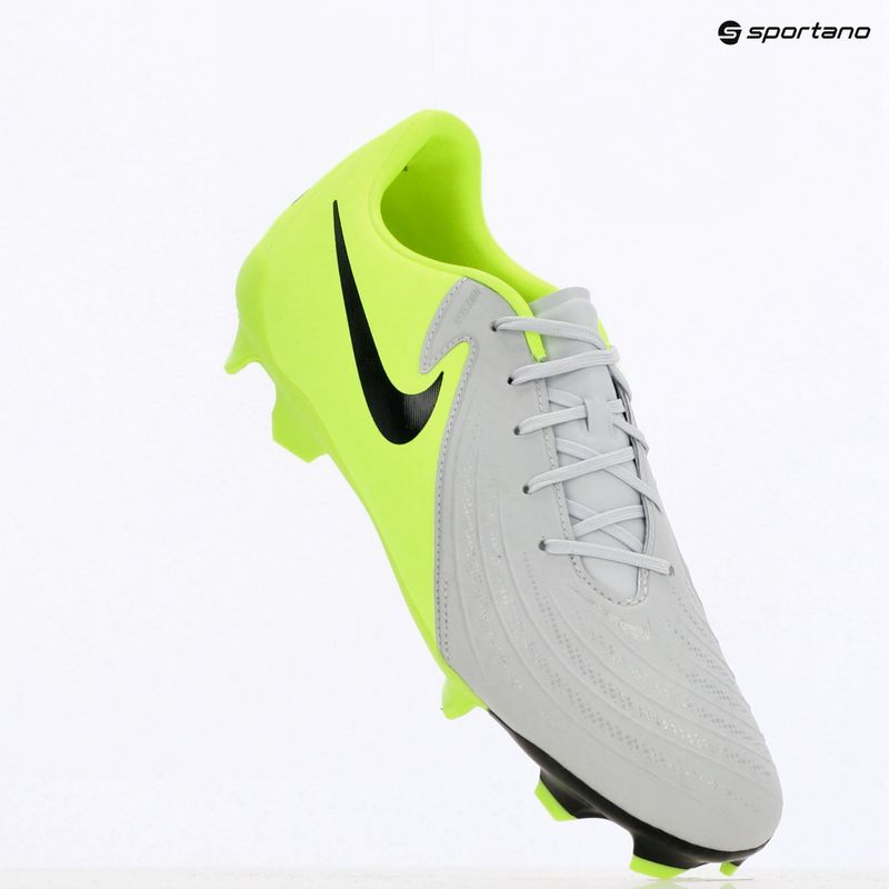 Ανδρικά ποδοσφαιρικά παπούτσια Nike Phantom GX 2 Academy FG/MG μεταλλικό ασημί/βολτ/μαύρο 9