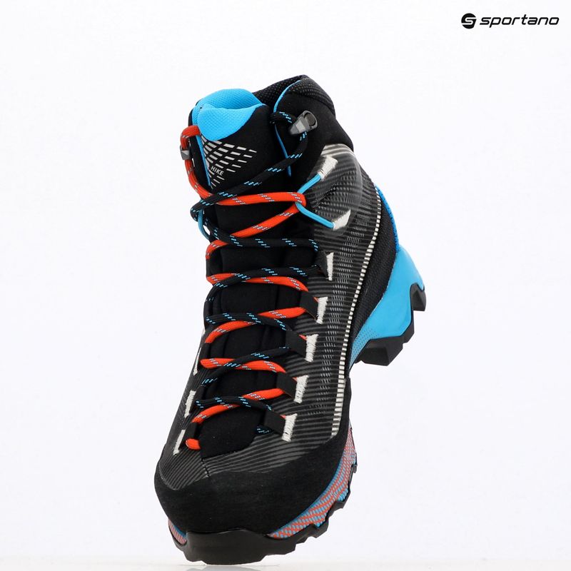 Γυναικεία παπούτσια πεζοπορίας La Sportiva Aequilibrium Hike GTX carbon/malibu blue 11