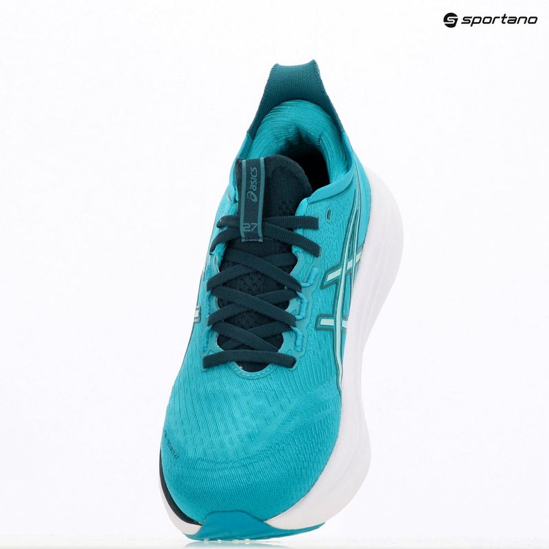 ASICS Gel-Nimbus 27 ανδρικά παπούτσια για τρέξιμο wave teal/saxon green 16