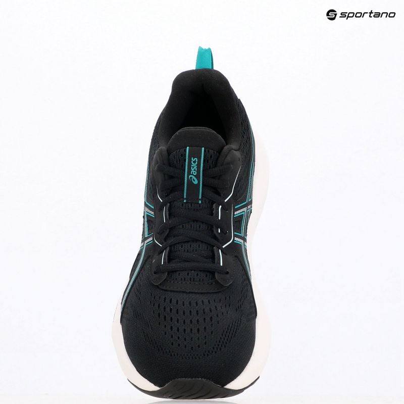 ASICS Gel-Contend 9 ανδρικά αθλητικά παπούτσια για τρέξιμο μαύρο/κύμα πετρόλ 16