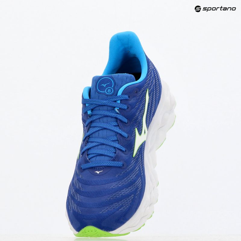 Ανδρικά παπούτσια τρεξίματος Mizuno Wave Sky 8 reflex blue c/white/green geck 13