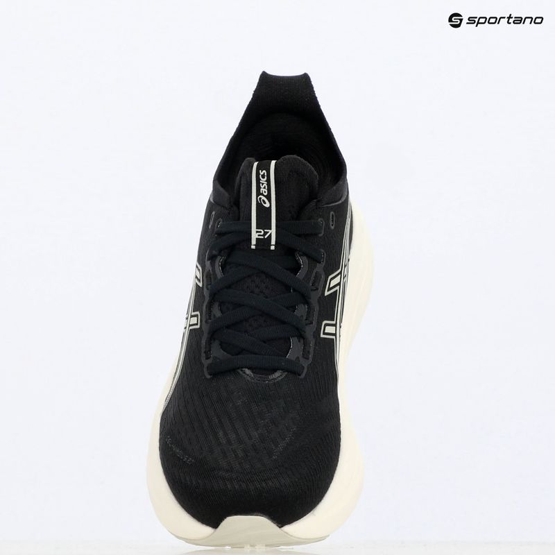 ASICS Gel-Nimbus 27 γυναικεία παπούτσια για τρέξιμο μαύρο/γκρι λίμνη 16