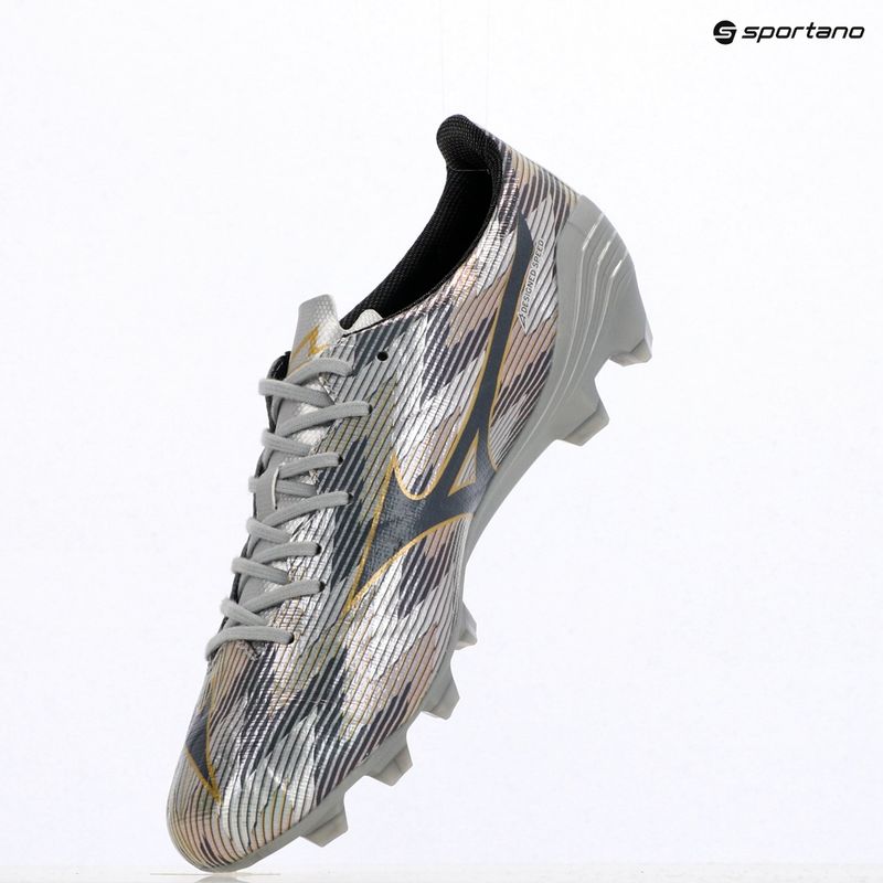 Ανδρικά ποδοσφαιρικά παπούτσια Mizuno α II Pro Md galaxy silver/8605 c/gold 11