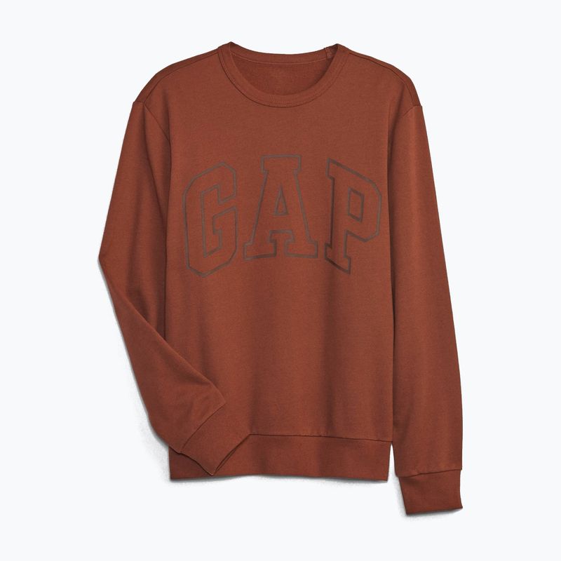 Ανδρικό φούτερ GAP Logo Crewneck burnt russet 3