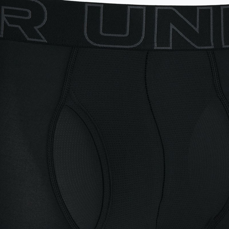 Under Armour Perf Tech 6in ανδρικά σορτς μποξεράκια 3 ζευγάρια γκρι 4