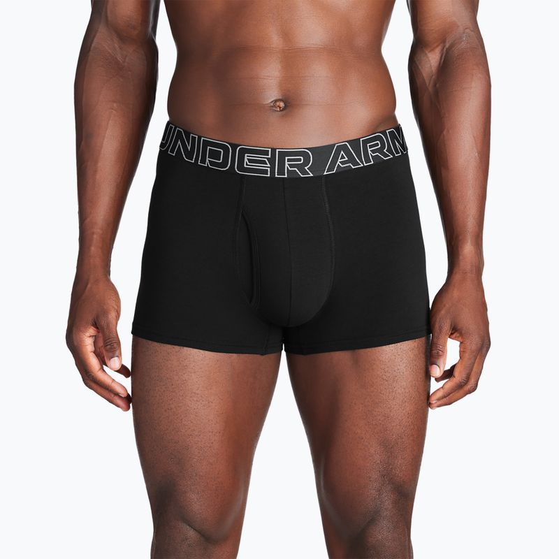 Ανδρικό εσώρουχο Under Armour Perf Cotton3 τεμ.black 5