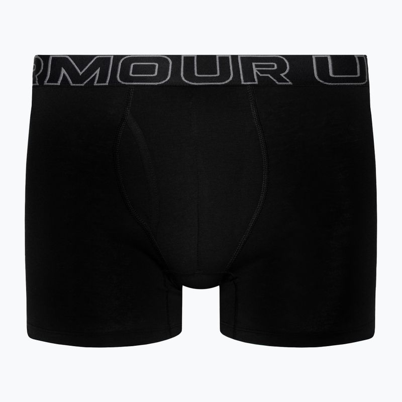 Ανδρικό εσώρουχο Under Armour Perf Cotton 6 τεμ.black 2