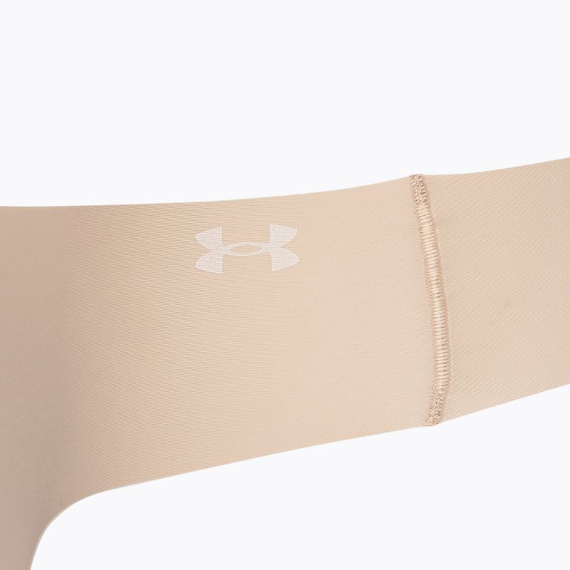 Γυναικείο εσώρουχο Under Armour Pure Stretch Ns Thong 3 τεμ. beige/beige/beige 4