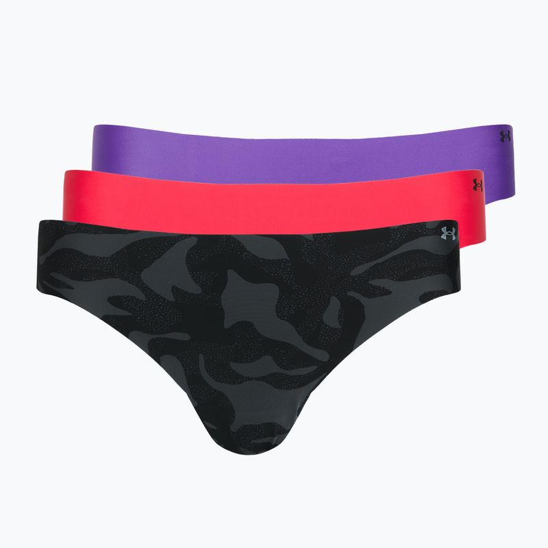 Γυναικείο εσώρουχο Under Armour Pure Stretch Ns Thong 3 ζεύγη flower multicolor