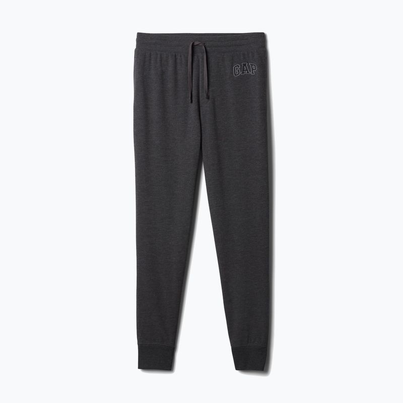 Ανδρικό παντελόνι GAP Heritage French Terry Loggo Jogger charcoal heather grey 5