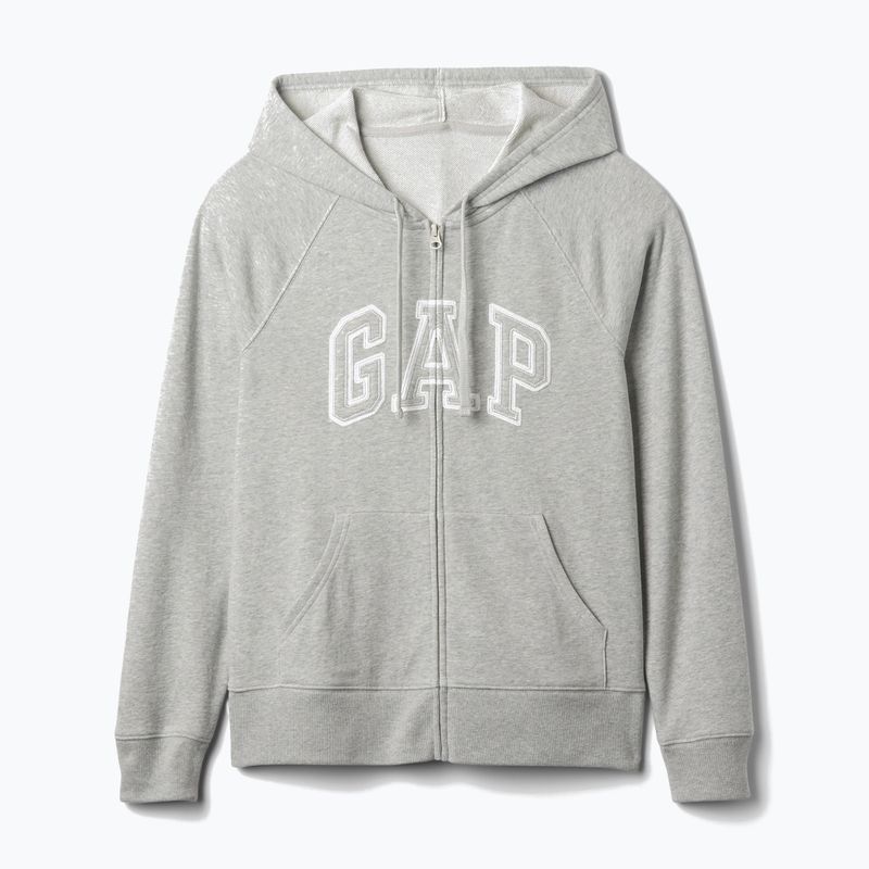 Γυναικείο φούτερ GAP French Fullzip Logo Hoodie light heather grey 3