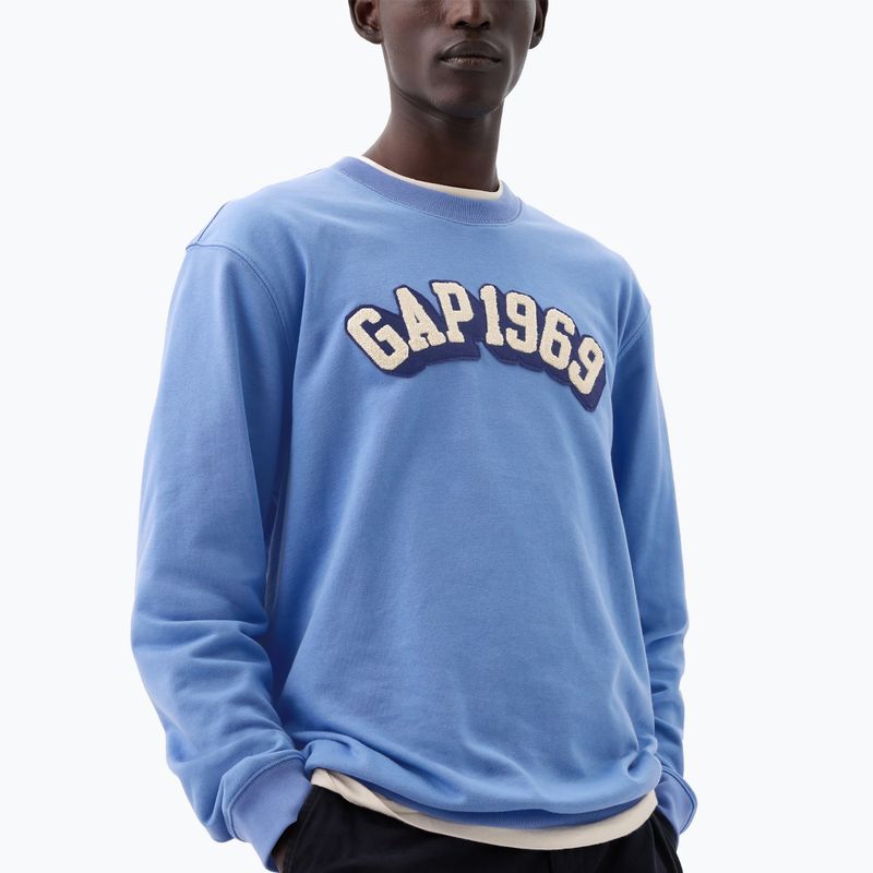 Ανδρικό φούτερ GAP Logo 1969 Crewneck cabana blue 3