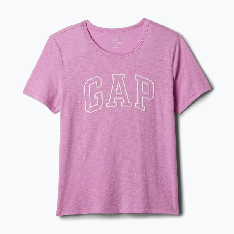 Γυναικεία μπλούζα GAP Logo Slub Tee sugar pink 4