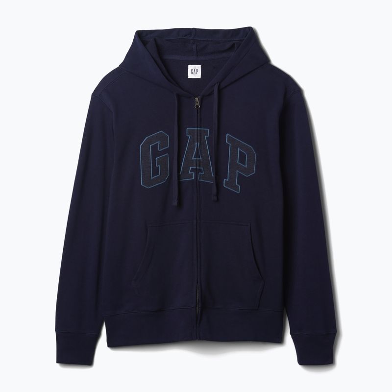 Ανδρικό φούτερ GAP Heritage French Terry Fullzip Logo blue navy 5