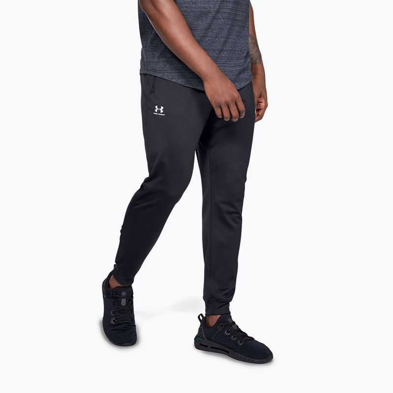 Ανδρικό παντελόνι Under Armour Sportstyle Tricot Jogger μαύρο/λευκό