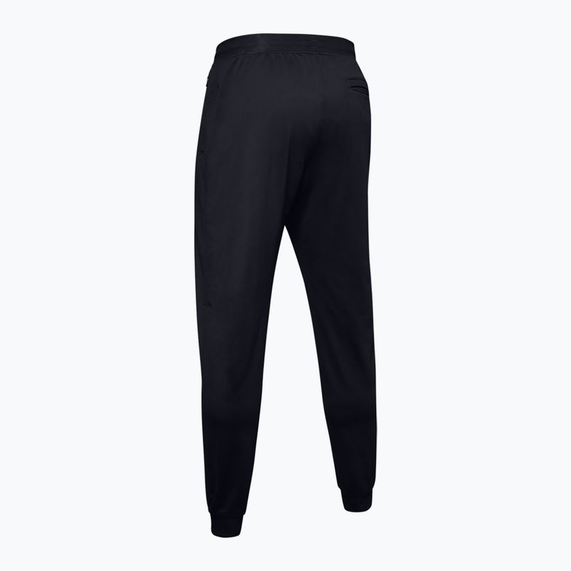 Ανδρικό παντελόνι Under Armour Sportstyle Tricot Jogger μαύρο/λευκό 9