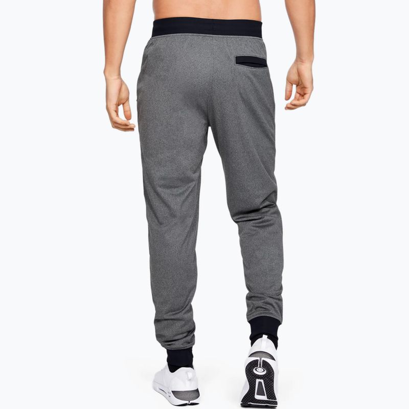 Under Armour Sportstyle Tricot Jogger 090 γκρι ανδρική φόρμα 1290261-090 2