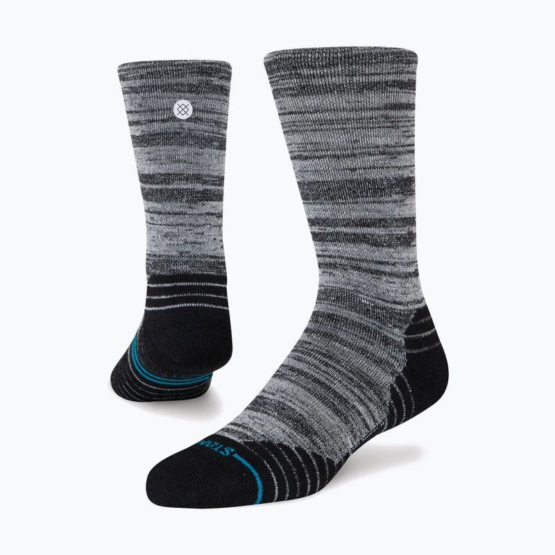 Stance Mid Wool Crew κάλτσες τρεξίματος μαύρες