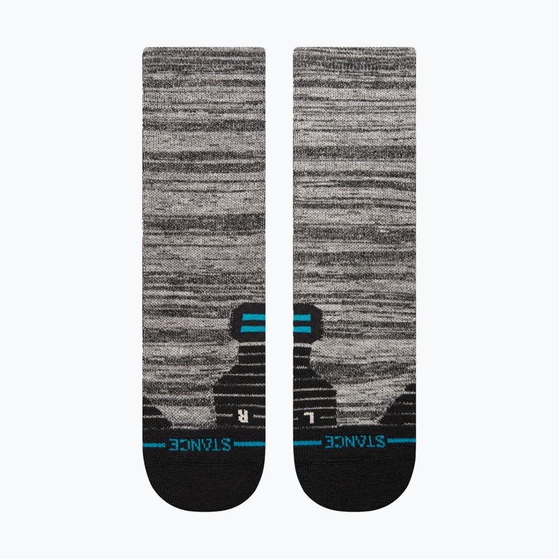 Stance Mid Wool Crew κάλτσες τρεξίματος μαύρες 2