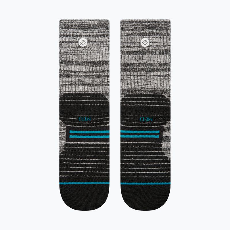 Stance Mid Wool Crew κάλτσες τρεξίματος μαύρες 3