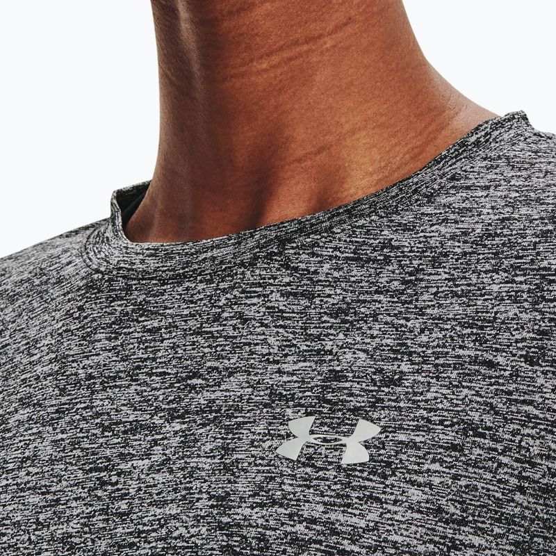 Γυναικείο Under Armour Tech Crew Twist προπόνηση μακρυμάνικο μαύρο/μεταλλικό ασήμι 3