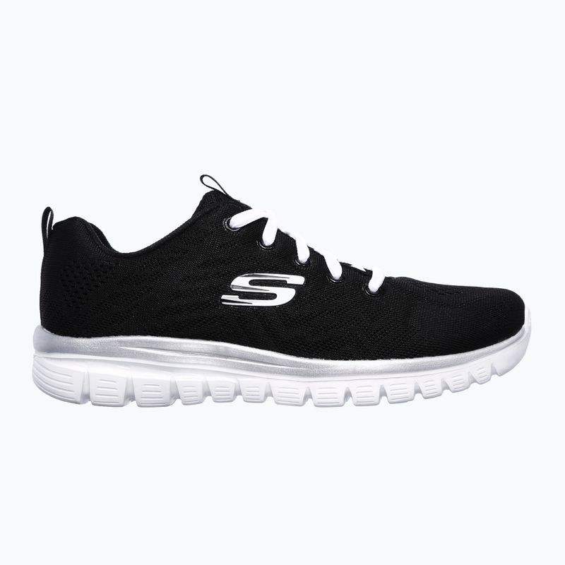 Γυναικεία παπούτσια SKECHERS Graceful Get Connected black/white 8