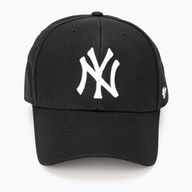 47 Brand MLB New York Yankees MVP SNAPBACK καπέλο μπέιζμπολ μαύρο 4