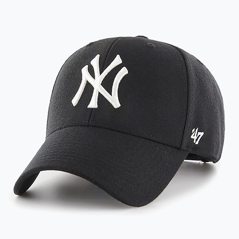 47 Brand MLB New York Yankees MVP SNAPBACK καπέλο μπέιζμπολ μαύρο 5