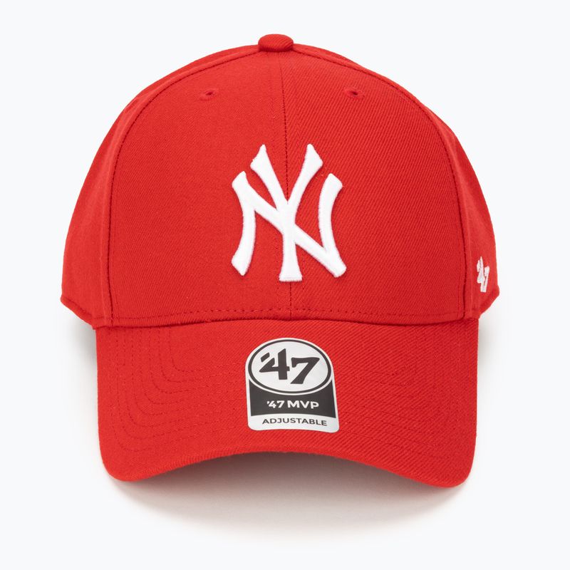 47 Brand MLB New York Yankees MVP SNAPBACK κόκκινο καπέλο του μπέιζμπολ 4