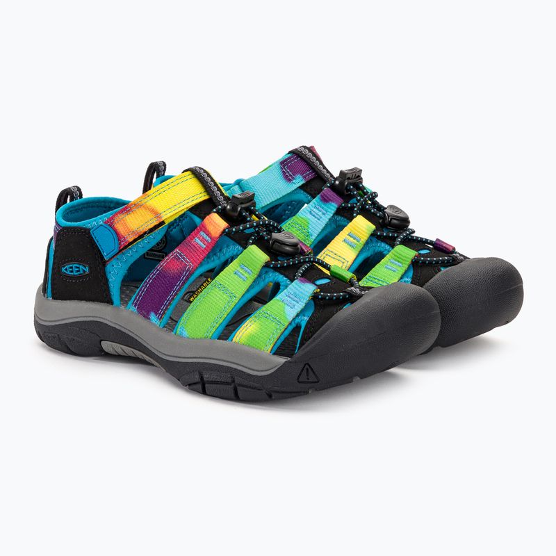 KEEN Newport H2 rainbow tie dye παιδικά πέδιλα πεζοπορίας 4