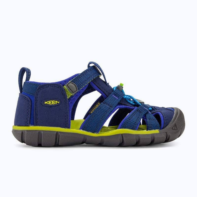 Παιδικά σανδάλια KEEN Seacamp II CNX blue depths/chartreuse 2