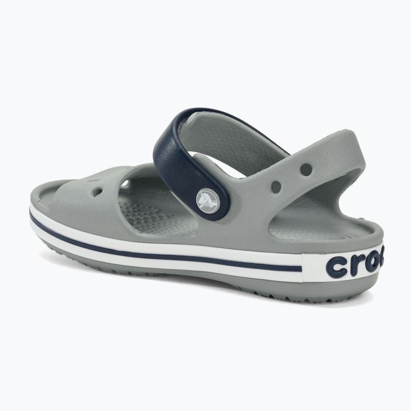 Παιδικά σανδάλια Crocs Crockband Kids Sandal light grey/navy 3