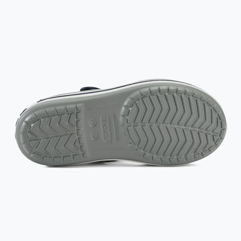 Παιδικά σανδάλια Crocs Crockband Kids Sandal light grey/navy 4