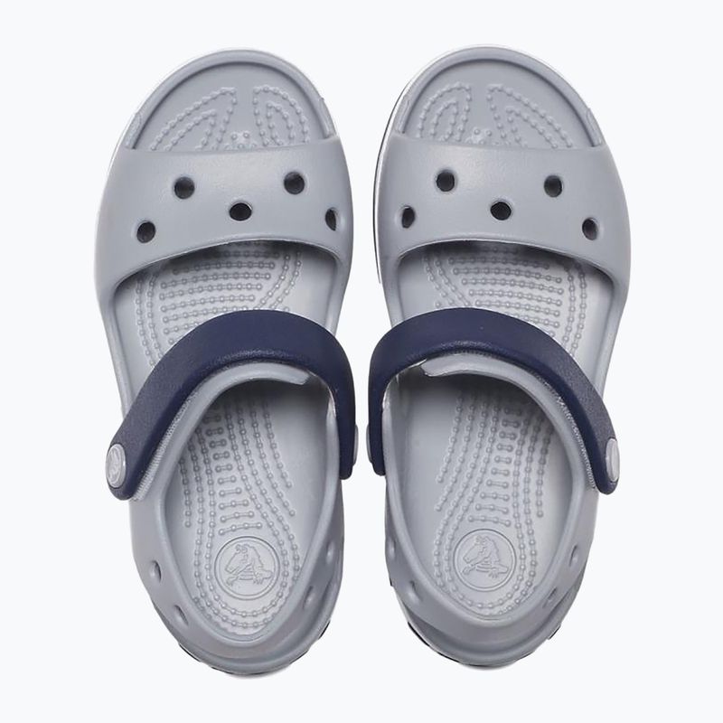 Παιδικά σανδάλια Crocs Crockband Kids Sandal light grey/navy 11