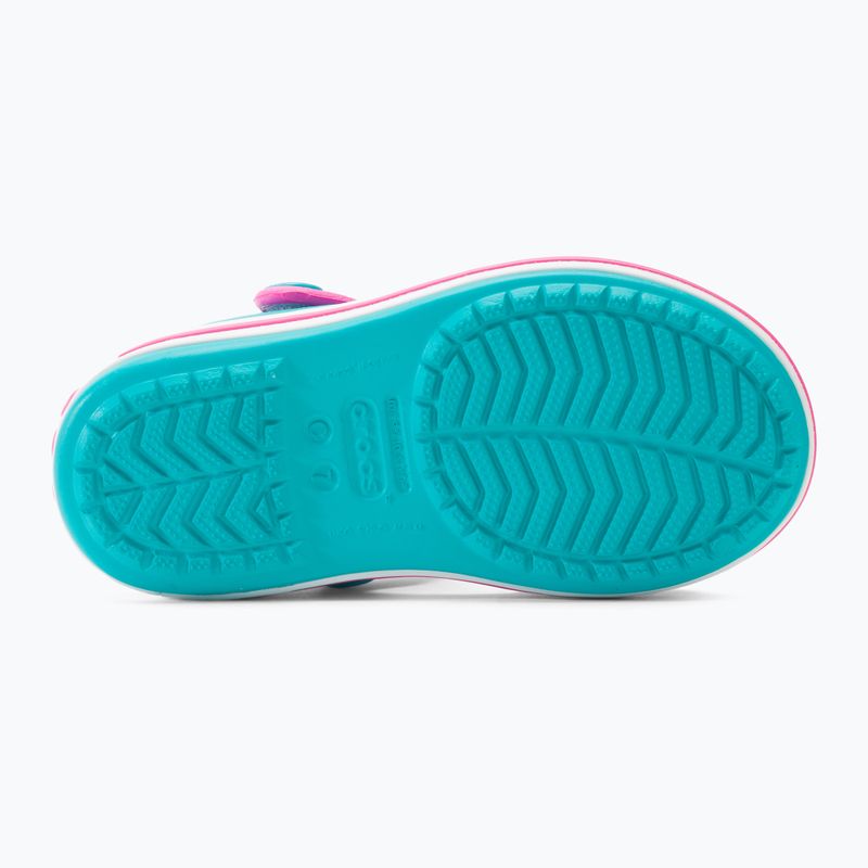 Crocs Crockband Παιδικά σανδάλια digital aqua 5