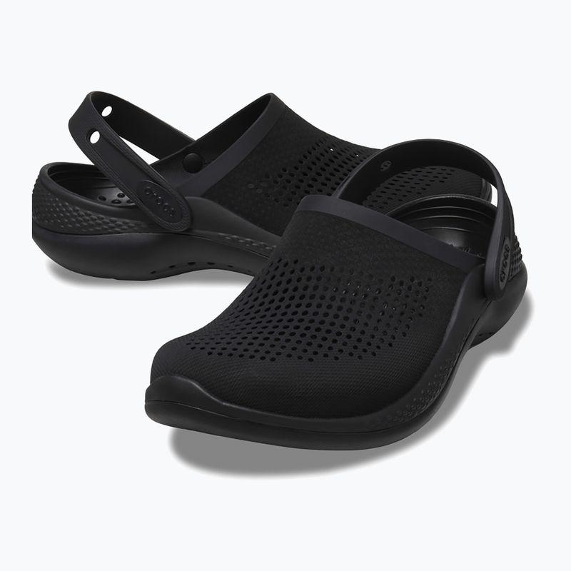 Crocs LiteRide 360 Clog μαύρο/μαύρο σαγιονάρες 14