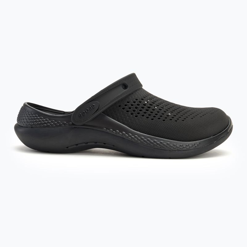 Crocs LiteRide 360 Clog μαύρο/μαύρο σαγιονάρες 3