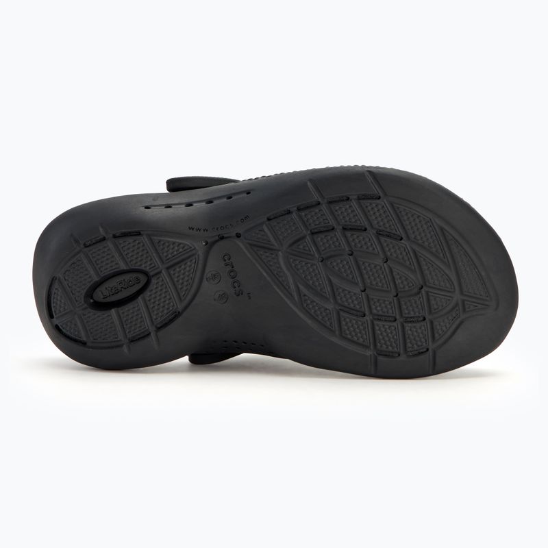 Crocs LiteRide 360 Clog μαύρο/μαύρο σαγιονάρες 5