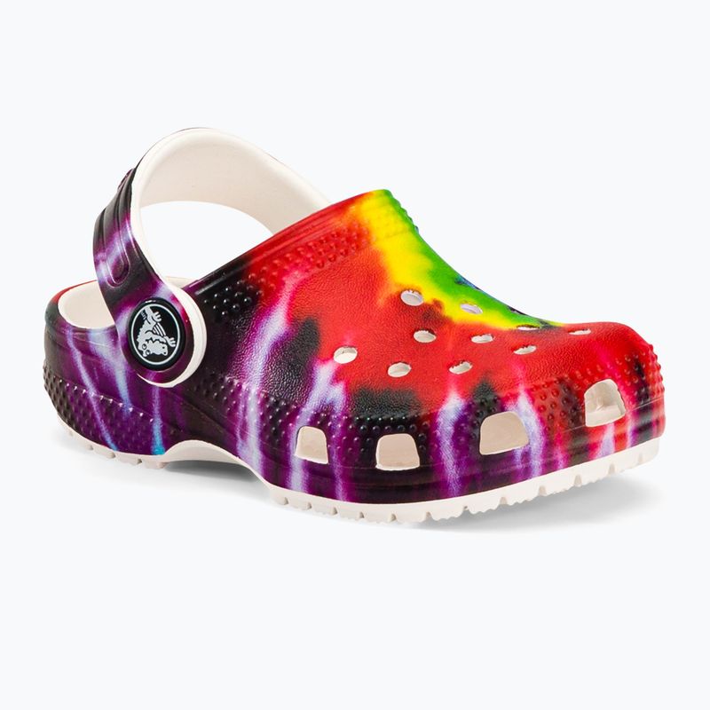 Crocs Classic Tie-Dye Graphic Clog T πολύχρωμα παιδικά σανδάλια 206994-90H 2