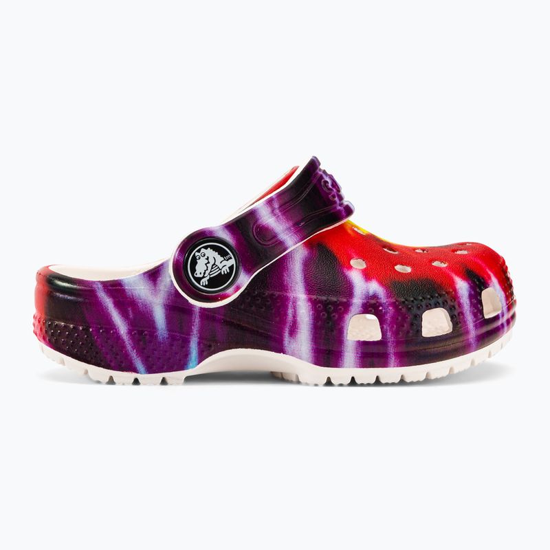 Crocs Classic Tie-Dye Graphic Clog T πολύχρωμα παιδικά σανδάλια 206994-90H 3